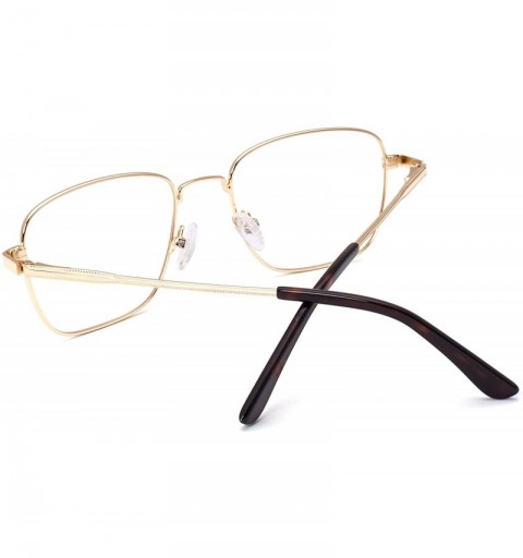 Rectangular Men's Metal Frame Progressive Multifocus Reading Glasses-M5816 - C2 Gold - CJ18QLS8LQM $15.61