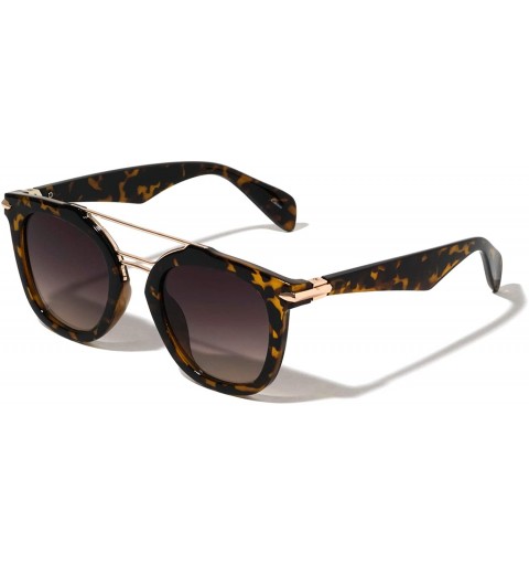Cat Eye Tampa Three Bar Bridge Designer Cat Eye Sunglasses - Demi - CR1976MKUMK $11.04