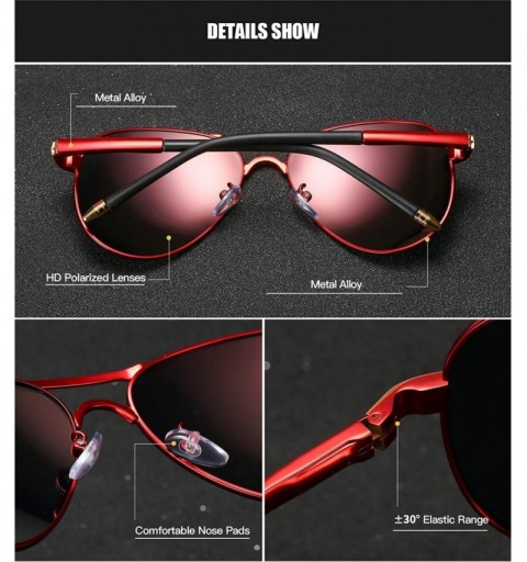 Sport Polarized Sunglasses for Men Aviator Retro UV400 Protection HD 58mm - Grey Silver - C918XOETLS3 $11.66