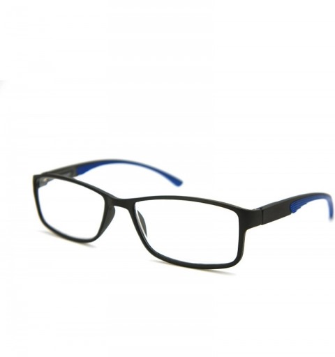 Rectangular 6904 SECOND GENERATION Semi-Rimless Flexie Reading Glasses NEW - Z1 Full Rim / Blue - CF18ES6ZRXY $20.90