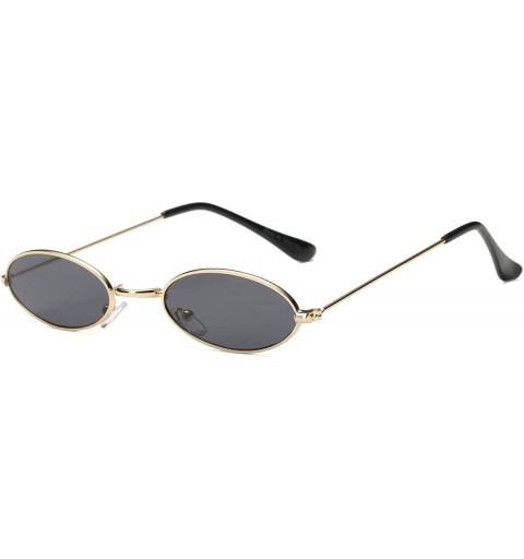 Goggle Retro Vintage Small Round Sunglasses - Black - C618WU8I85C $37.64