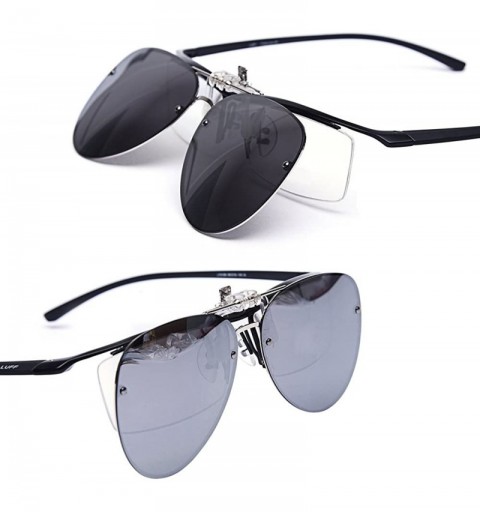 Oval Polarization Sunglasses Anti Glare Protection Suitable - Gray - C218E9L5GLK $9.44