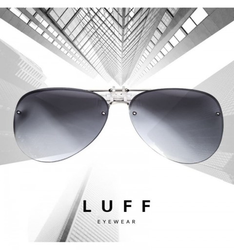 Oval Polarization Sunglasses Anti Glare Protection Suitable - Gray - C218E9L5GLK $9.44