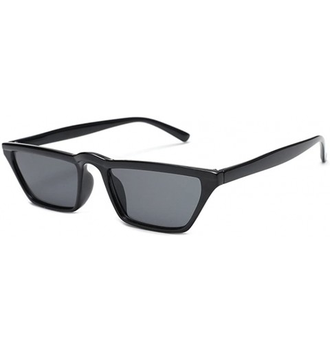 Square retro square sunglasses personality small frame glasses - C1 - CF18CY7X0NZ $40.20