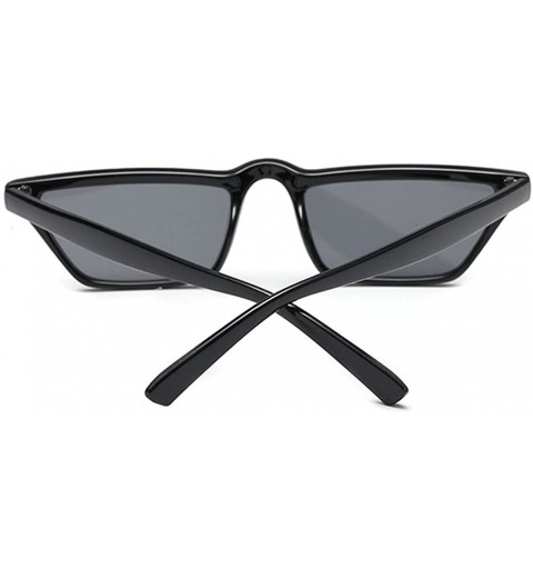Square retro square sunglasses personality small frame glasses - C1 - CF18CY7X0NZ $21.93