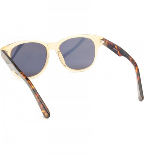Round Crystal Handmade Sunglasses Tortoise - C711SFM4AD9 $43.19