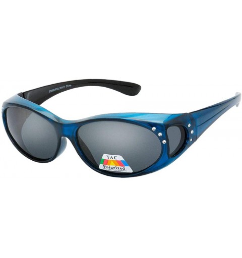 Wrap Polarized Fashion Fit Over Polarized Collection"Medusa" - Blue - CN18ODK3YGS $13.01