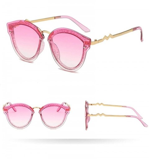 Goggle Women Fashion Vintage Irregular Shape Sunglasses-Unisex Cute Eyewear - A - CX18SMY8UL5 $7.11