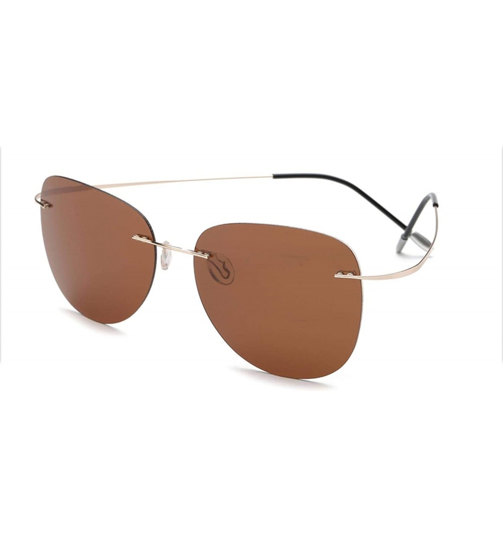 Goggle 100% Titanium Polarized Sunglasses Polaroid Super Light Brand Designer RimlGafas Men Sun Glasses Eyewear - C3197A369AE...