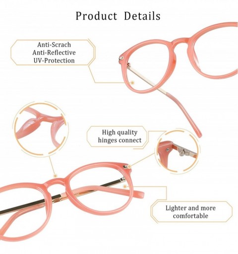 Oval Blocking Glasses Eyestrain Computer - CT18M6958ZQ $20.17