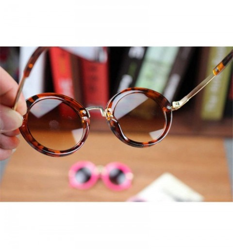 Goggle Round Lovely Kids Sunglasses Girls Goggle Protective Glasses Children Eyewear Oculos Accessories - Pink - C1198AHW0CE ...