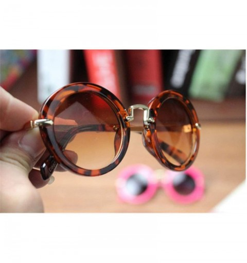 Goggle Round Lovely Kids Sunglasses Girls Goggle Protective Glasses Children Eyewear Oculos Accessories - Pink - C1198AHW0CE ...