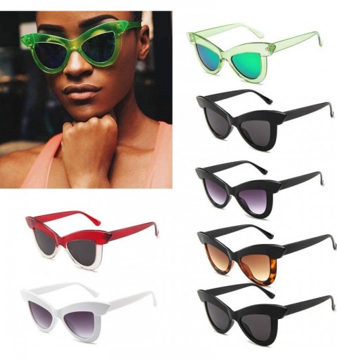 Cat Eye Sunglasses For Unisex - Women Cat Eye Glasses Retro Eyeglass Frame Eyewear - A - CV18RUKANQ9 $8.26