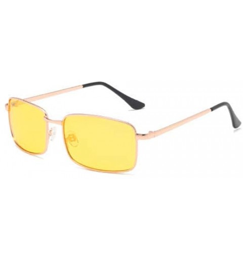 Oval Men's sunglasses and sunglasses-Gun gray_Night vision lens - CX190MAGW0Z $33.50