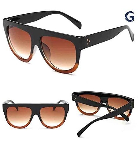 Goggle Men Women Square Vintage Mirrored Sunglasses Eyewear Outdoor Sports Fashion Sunglasses - G - C518SNZOSN7 $7.71