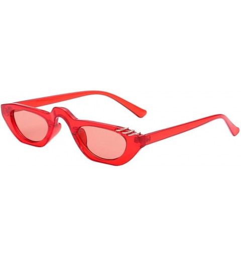 Cat Eye Cat Eye Sunglasses - Fashion Vintage Small Frame Sunglasses Eyewear Retro Unisex Leopard Sunglasses (A) - A - C018R2M...