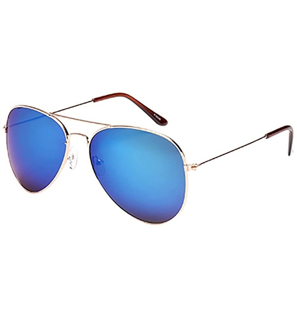 Square Vintage Round polarized Sunglasses Classic Retro design Styles Shades - L - CW18OAKDD5L $9.11