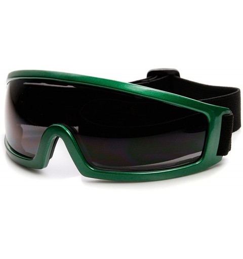 Shield Multi-Purpose Adjustable Strap Safety Shield Lens Sports Goggles (Green) - C512JK5Q98T $32.37