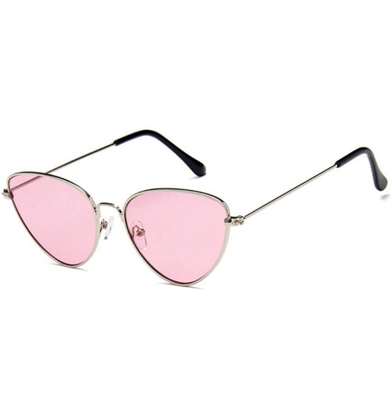 Women Fashion Triangle Cat Eye Sunglasses with Case UV400 Protection ...