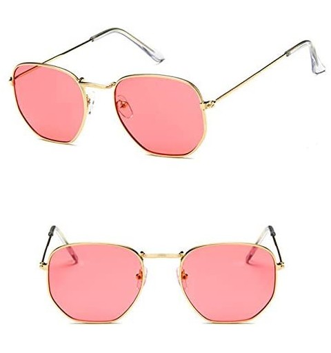 Square Vintage Sunglasses Classic Eyewear - Green - C2198OCT294 $19.99