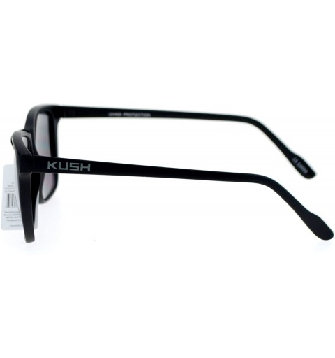 Rectangular Matte Plastic mirrored Lens Thin Plastic horned Sport Sunglasses - Black Silver - CT18XHXXEHZ $9.05