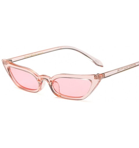 Vintage Retro Cateye Sunglasses for Women Narrow Skinny Small Cat Eye ...