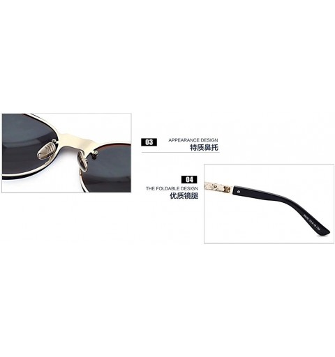 Aviator Sunglasses Protection Lightweight Polarized Designer - Gold 1 - CE18KR4ZUN7 $20.73