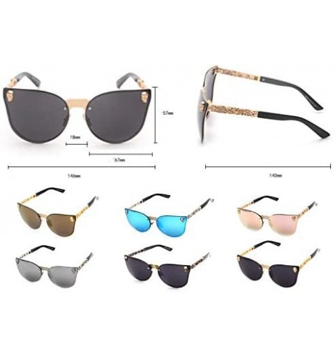 Aviator Sunglasses Protection Lightweight Polarized Designer - Gold 1 - CE18KR4ZUN7 $20.73
