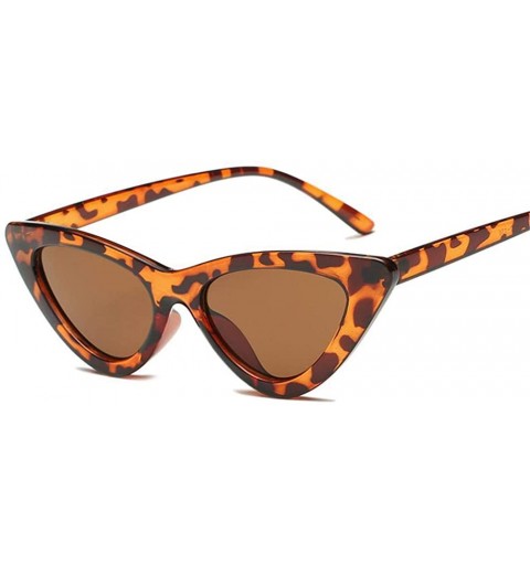 Aviator 2019 Fashion Sunglasses Woman Brand Designer Vintage Retro Triangular Cat C9 - C9 - C518YZUUWXG $9.34