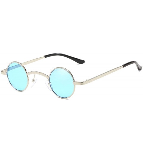Oversized Round Sunglasses Metal Frame Women Men Vintage Sun Glasses Eyewear Shades UV400 Gafas - 1 - CX18WE54Q5I $20.25