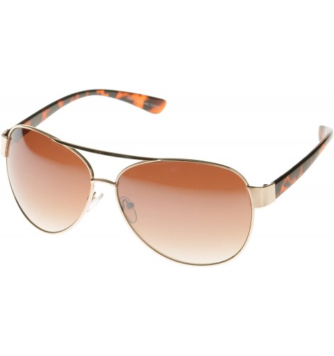 Aviator Vintage Fashion Aviator UV400 Lens - Black - CV11NUXTBDD $19.56