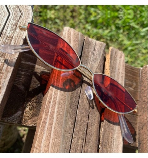 Goggle Women Cat Eye Sunglasses Cute Sexy Er Glasses Summer Retro Small Frame Black Red Cateye Sun - Yellow - CT199CDAC7Y $27.08