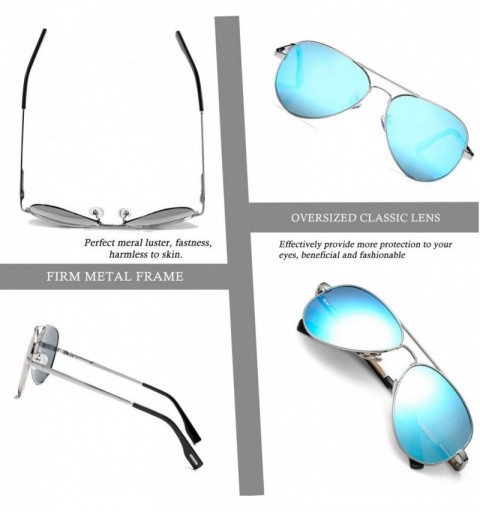 Round Polarized Aviator Sunglasses for Men Women- Lightweight Metal Frame Sun Glasses UV400 Protection - C519DLH6WE7 $20.03