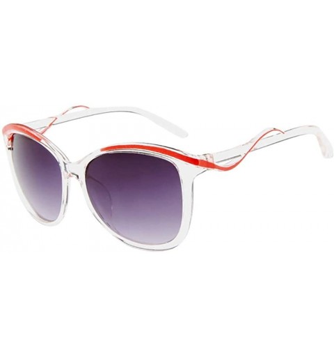 Sport New Mens Womens Retro Vintage Sunglasses Big Frame Rapper Sunglasses Eyewear Fashion - E - CP18ST2GWRK $21.74