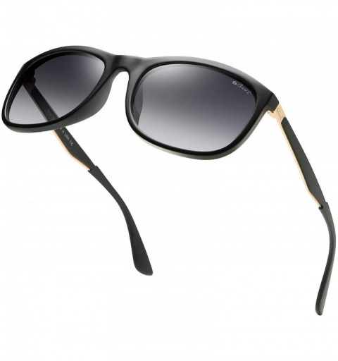 Sport Polarized Sports Sunglasses TR90 Frame UV Protection for Men and Women Cycling Baseball Running Golf 2678 - Black - CV1...