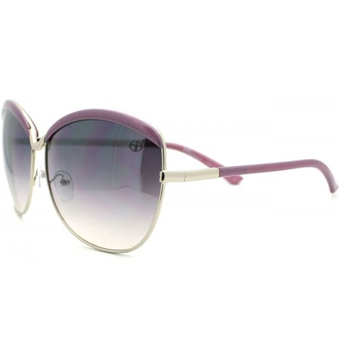 Butterfly Designer Fashion Women's Sunglasses Oversize Butterfly Frame - Purple - CG11PZ009IZ $9.11