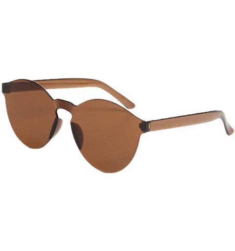 Sport Sport Sunglasses Fashion Polarized Sunglasses Outdoor Riding Glasses Sports Sunglasses Adult - Brown - CK18UGENZHG $9.27