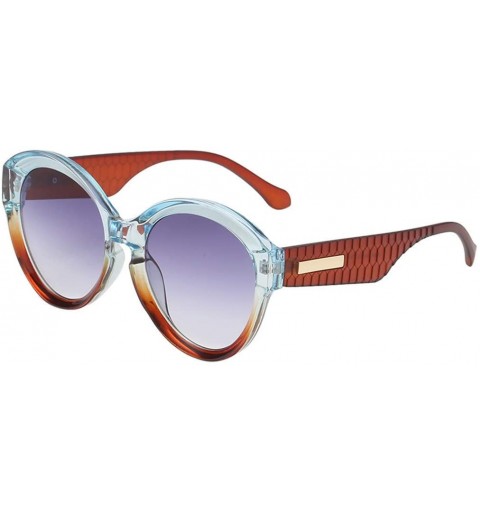 Round Round Frame Cat Eyes Fashion Sunglasses for Women UV Pretection Sports Eyewear Sun Glasses - A - CE18X6I35IG $8.08