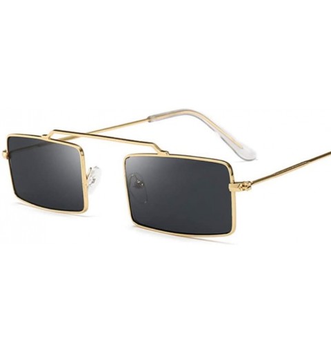 Square Polarizer Anti-UV Sunglasses Outdoor Sunglasses Sunglasses Square Sunglasses Women Shade UV400 - Black - C9197Y9I3C4 $...