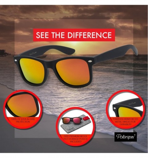 Rectangular Polarized 80's Retro Classic Trendy Stylish Sunglasses for Men Women - Matte Black - Smoke - C912N1Q7SYT $12.83