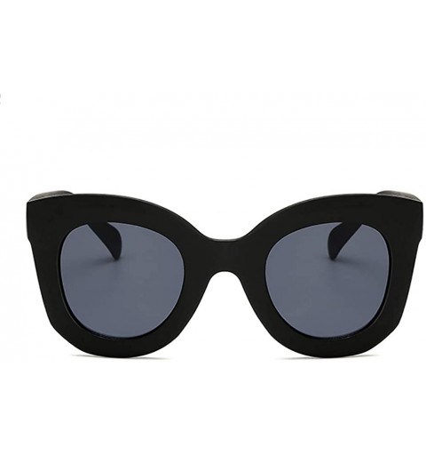 Goggle Vintage Oval Sunglasses Women-Cat Eye Owersized Lens-Fashion Leopard Eyewear - B - CX190EC6D6W $36.10