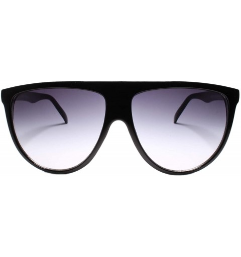 Oversized Oversized Mens Womens Vintage Retro Style Sunglasses - Black - C918W78LH5L $15.89