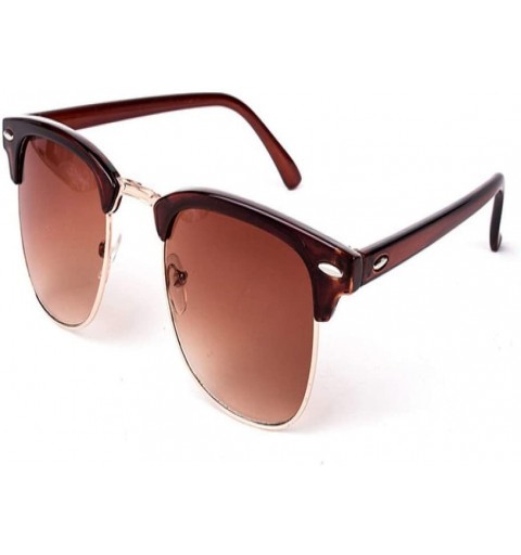 Semi-rimless Vintage Semi-Rimless Sunglasses Women/Men Polarized UV400 Classic Retro Sun Glasses - 3 - CO18OOHZWRK $26.87