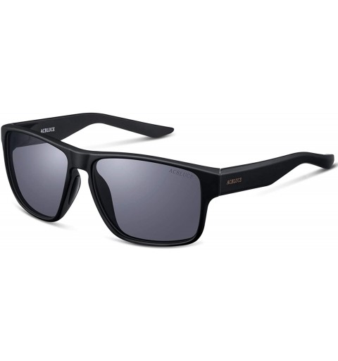 Aviator Polarized Sports Sunglasses for Men Women UV Protection TR90 for Baseball Driving Running Cycling Fishing Golf - C618...