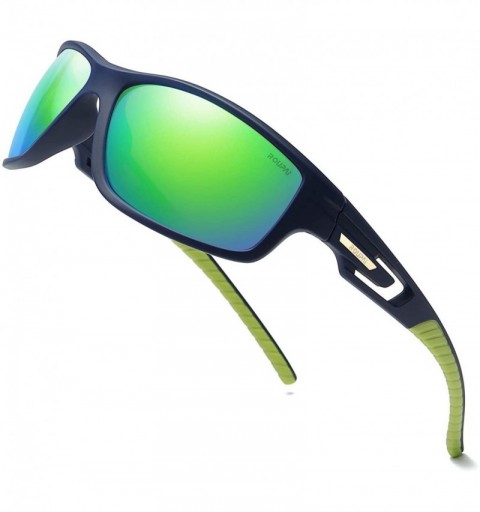 Sport Polarized Driving Sunglasses TR90 Unbreakable Frame for Men Women Running Cycling FDA Approved - Green - C318LW7EDOM $1...