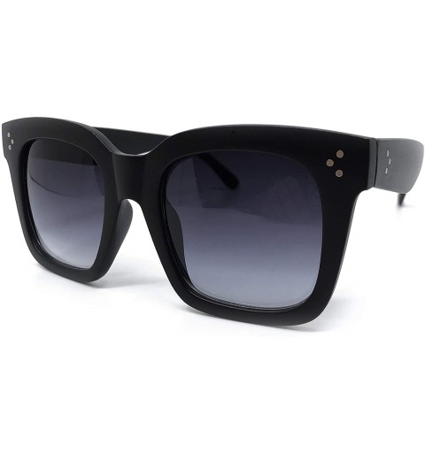 Sport 1762 Premium Oversize XXL Women Men Style Fashion Sunglasses - Fade Black/ Matte - CG199TARR7T $31.06