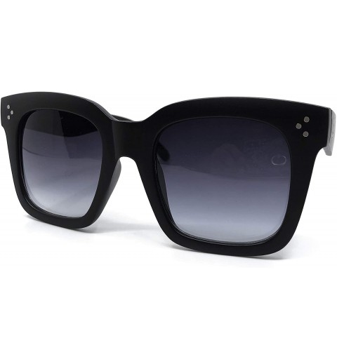 Sport 1762 Premium Oversize XXL Women Men Style Fashion Sunglasses - Fade Black/ Matte - CG199TARR7T $14.12