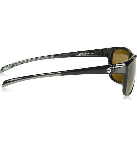 Sport Amigo Oval Sunglasses - Black - C018GNODC7C $48.26
