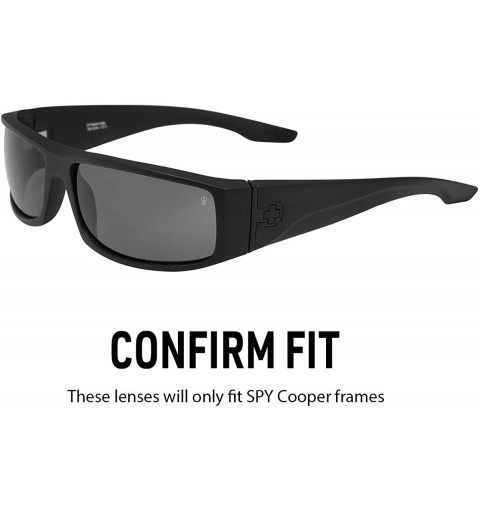 Sport Polarized Replacement Lenses for Spy Cooper Sunglasses - Multiple Options - Deep Blue Mirror - CI120YTIKJ1 $37.44