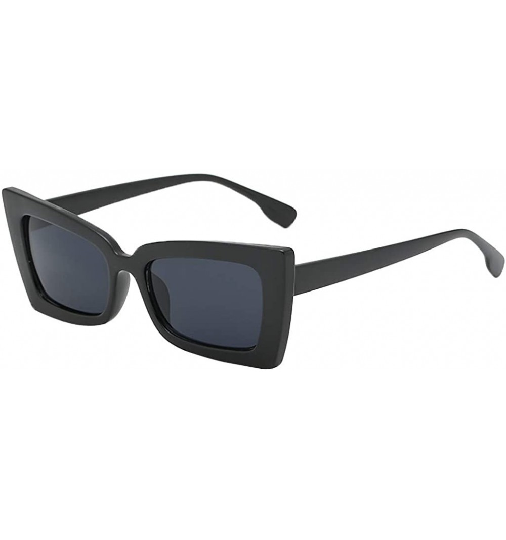 Oval Sunglasses Vintage Goggles Multicolor Eyeglasses Glasses Eyewear - Black - C118QQHL04T $7.52